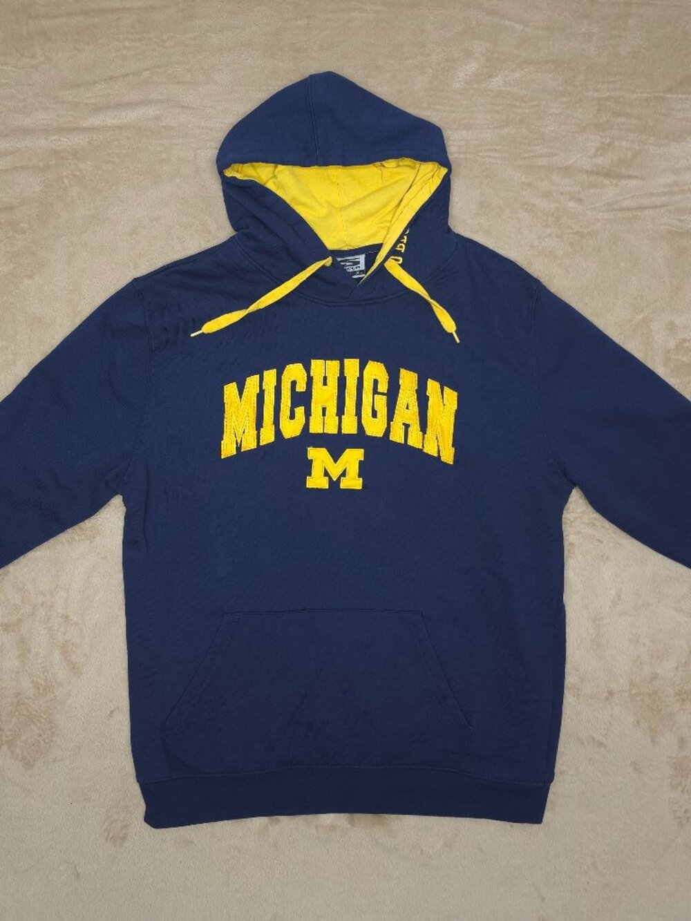 Michigan Wolverines Men's XL Stadium Athletics Navy Maize Go Blue Hoodie
